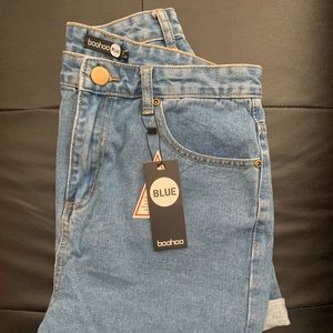 BooHoo (Hetty Roll up Hem Vintage Mom Shorts